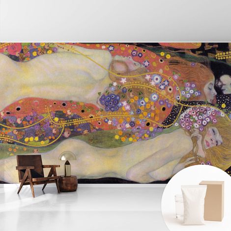 Tapete Vliestapete mit Kleber für Wohnzimmer Schlafzimmer Küche - Wanddekoration Blumenkomposition 416x254 cm (1/5)