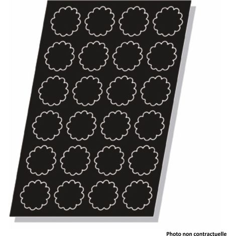 Moule Flexipan® Plaque Silicone 24 Mini Gâteaux Ronds - Pujadas