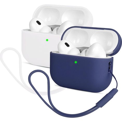 2 Coque en Silicone,Airpods Pro 2,Ultra-mince,LED visible,Compatible 2022 (1/5)