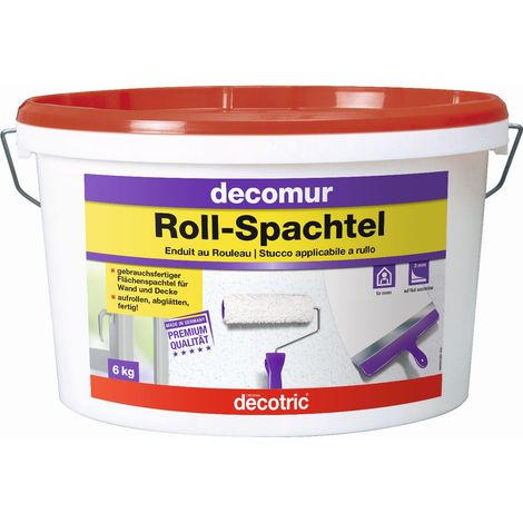 Decotric Glatte Wand Roll-Spachtel 6kg Grundierungen