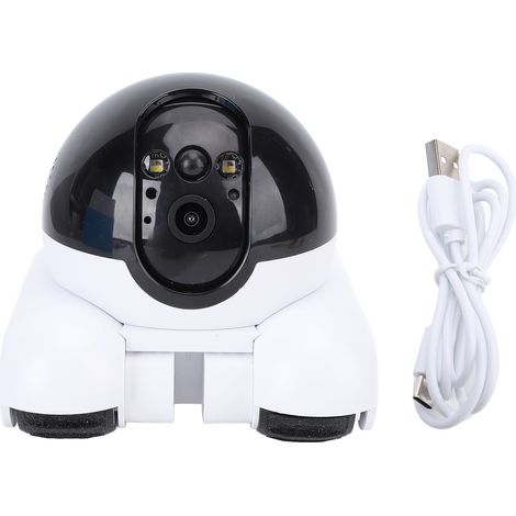 Caméra mobile pour animaux de compagnie avec roues 2MP Double objectif APP télécommande 2 voies parler 1080P WIFI sécurité intérieure pour chats chiens (1/5)