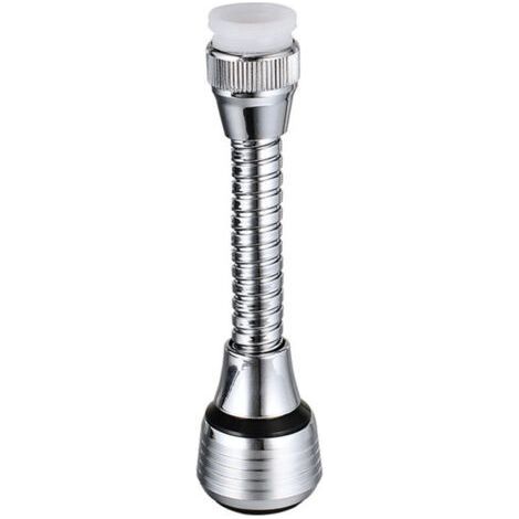 Wassersparende Küchenarmatur, Hochdruckdüse, Badarmatur-Adapter, Spültischbrause, Dusche, drehbare Zubehörteile, 1 Zoll lang (1/4)