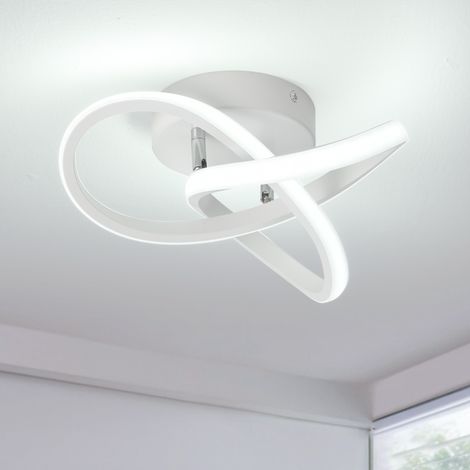 Ganeed Modern 23W LED Ceiling Light,Semi Flush Mount Chandelier, Hallway Light,Kitchen Led Lights Fixtures for Foryer Bedroom Garage Bathroom Balcony Corridor Stair Aisle Lamp Home Interior (1/5)
