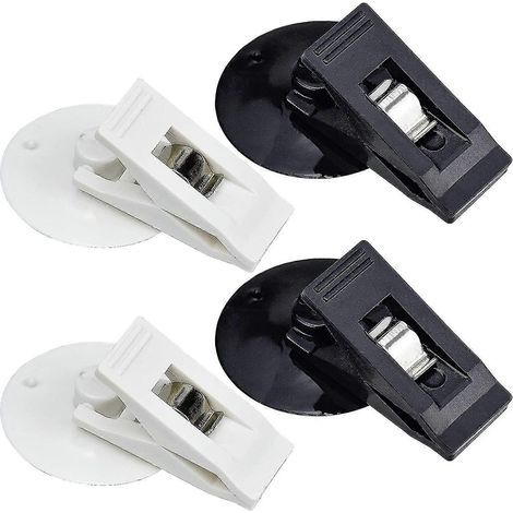 Lot de 2 porte-tickets de parking avec ventouse, porte-bloc-notes, porte-cartes en plastique, pince à ventouse, support pour pare-brise de voiture (1/5)