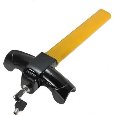 Universel Canne Antivol Bloque Cadenas Sécurité Volant Blocage LOCK Auto Voiture (1/3)