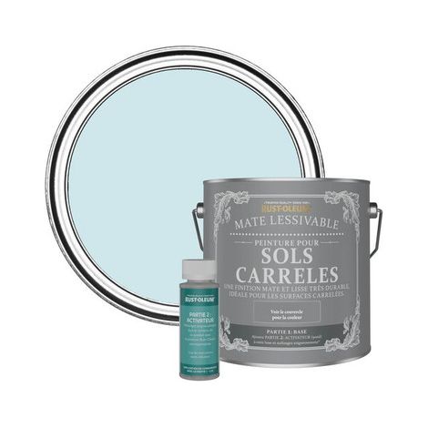 Peinture pour Sols Carrelés Mate Lessivable - Eucalyptus (1/3)