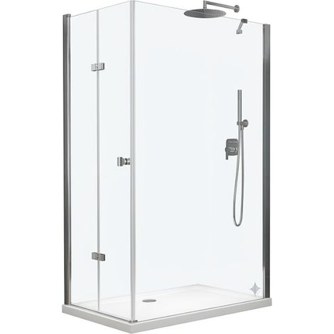Glaswerk Westfalen - Cornelia 120x80x195 cm Eck Duschkabine Klarglas