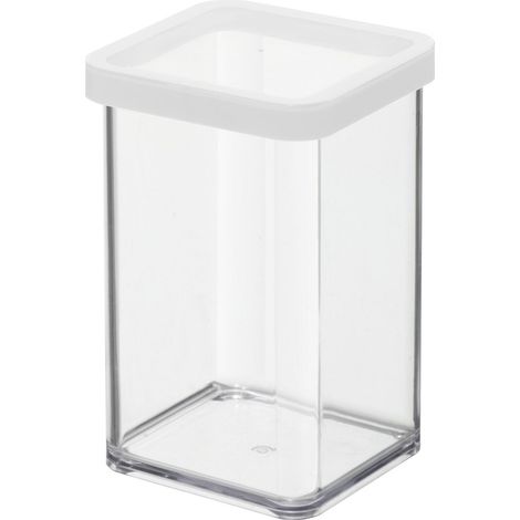 Rotho Loft 11604 Rectangular Dispensador 1 L Transparente, Blanco (1/3)