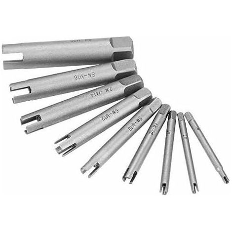 Tap Extractor - Tap Extractor, Screw Extractor, Steel Broken Head Tap Remover, Screw, Stripped Extractor, Tap Set (Size: 9 Pieces) MUMU (1/4)