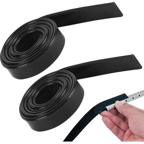 2 Pièces Raclette, Lèvres Caoutchouc de Rechange Accessoire, Remplacement pour Raclette de Fenêtre et Raclette Vitre Silicone, Zusch (1/4)