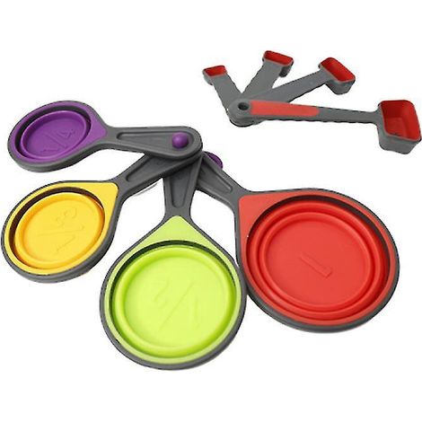 8-teiliges Silikon-Messlöffel-Set (1/2)