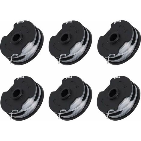 Packung mit 6 Ersatzspulen für Parkside PRTA 20-Li C3 Akku-Freischneider IAN351753. (1/5)