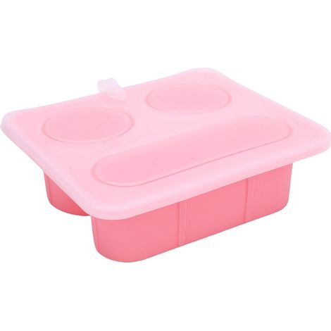 Silicone Snack Container with 3 Compartments (1/5)
