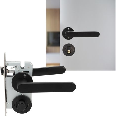 Cerradura de embutir de acero inoxidable para puertas interiores – resistente a la oxidación, fácil instalación, ajuste preciso – Modelo Tipo 2 (1/5)