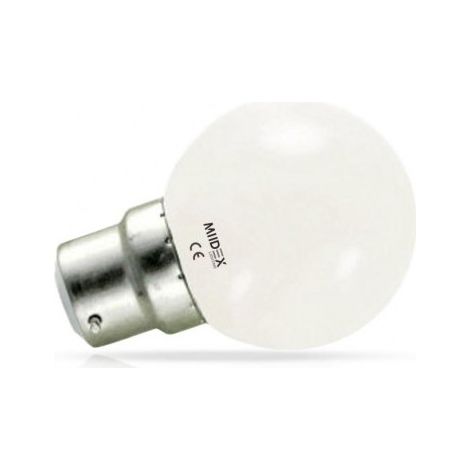 Ampoule LED B22 Bulb 1W 6000K Miidex Lighting®