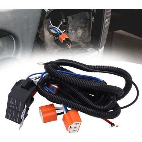 Kabelbaumsatz für H4-Minus-Scheinwerfer-Umrüstungsrelais für Toyota 9003 H6054 (1/5)