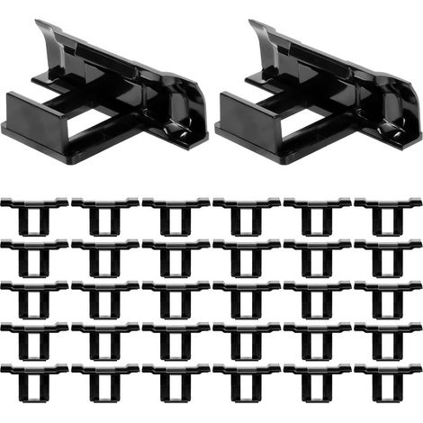 32 PcsClips de Drainage d'Eau de Panneau Solaire 30 mm, Clips de Drainage pour Panneau Solaire, Clips de Nettoyage de Module Panneaux Solaires PV pour Nettoyage Panneaux Photovoltaïques Accessoires (1/5)
