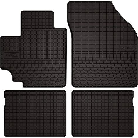 Gummifußmatten für Suzuki Celerio Schrägheck (ab 2014) – schwarz, passgenau (1/5)