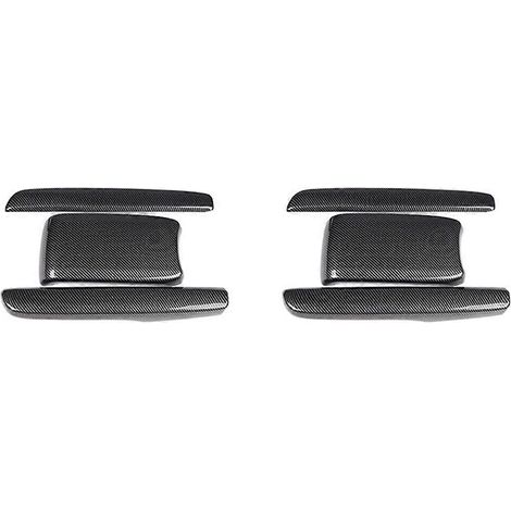 Lot de 6 housses de protection pour accoudoir central de voiture en fibre de carbone, modification décorative compatible avec Honda Civic 10e génération (2016-2019) (1/5)