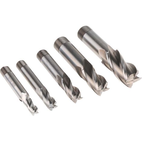 Fraise en bout RS PRO HSS 8 mm, 10 mm, 12 mm, 16 mm, 20 mm 100 mm ( Prix pour 1 ) (1/3)
