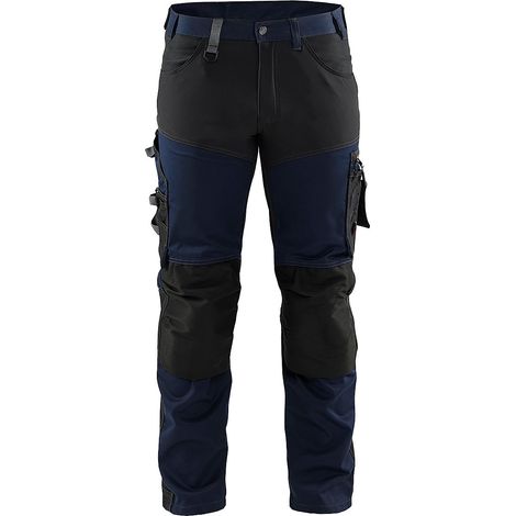 Pantalon de travail stretch artisan 1799 - Marine/Noir M - FR(42) - SE(C48) - Longues