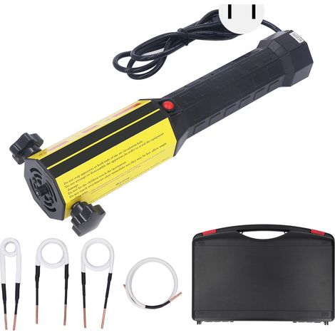 Kit de chauffage à Induction magnétique 1200W, outil thermique portatif pour boulons automobiles pour vis rouillées avec 4 bobines (1/5)