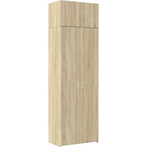 Armario vertical moderno optimizado para ahorrar espacio 70 x 42,5 x 225 cm madera de roble Sonoma 020055582 (1/5)