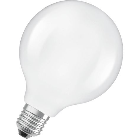 OSRAM LED Superstar Classic Globe G 95 en forme de bouclassique en verre dépoli, 3,8 W, 806 lm,E27, lumière blanc chaud de 2700 K, EEK A, diamètre 95 mm.