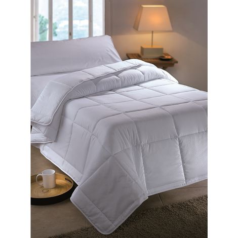 Pack Viste tu Cama (Edredón + Funda edredón + Sábana bajera + Protector colchón + Almohada Fibra + Funda almohada) 190cm (1/5)