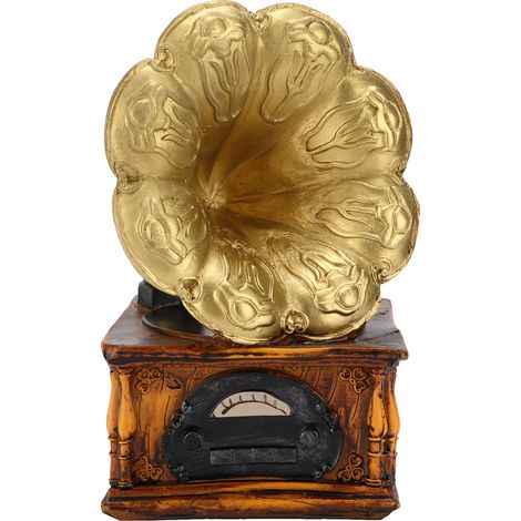 Modèle de gramophone rétro européen, tirelire, décoration de café (1/5)