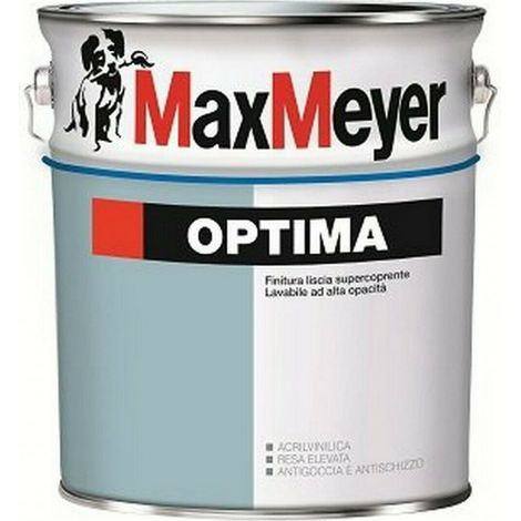 Max meyer optima a+ 14lt pittura bianca super lavabile interni ed esterni