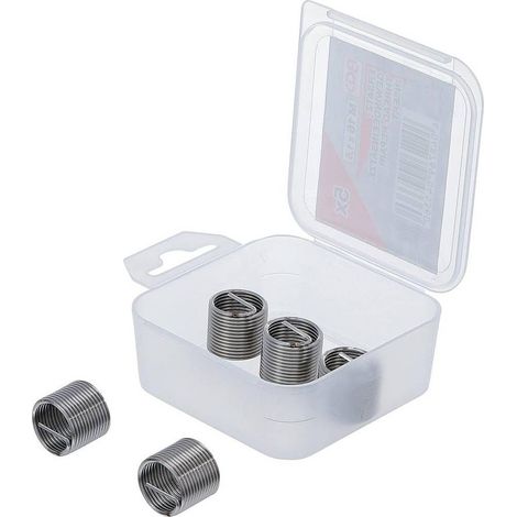 Inserts Taraudés M16 x 1,5 mm - Lot de 5 pcs - Acier Résistant - Fixation Fiable et Durable,  - D-Work