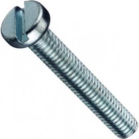 200 Vis à Métaux Tête Cylindrique Fendue 3 x 10 mm - DIN 84 - ISO 1207 - NFE25-127 - UNI 6107 - Inox A2 - D-Work