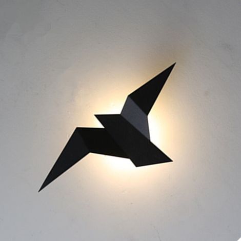 RHG Applique Nordic LED Bird Wall lampes Chambre Decor Muraux lumières d'intérieur Éclairage moderne pour les escaliers à la maison Chambre à coucher luminaires luminaires-Lumière chaude