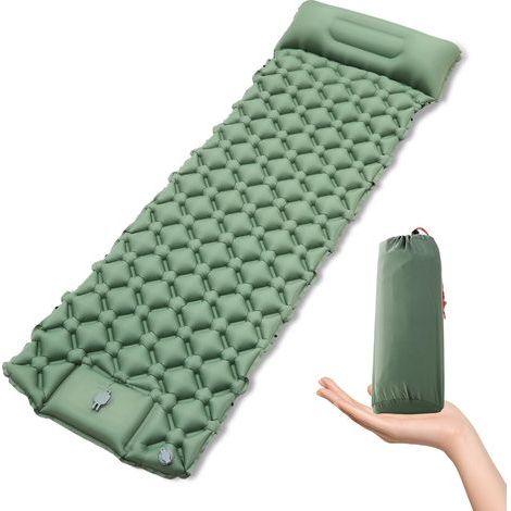 Campingmatratze, selbstaufblasend, schnell, 40D Nylon TPU, ultraleicht 650 g, ideal zum Wandern und für den Strand (1/5)