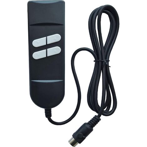 Télécommande Électrique Pour Fauteuil À Levier - 4 Boutons - 5 Broches - Pour Moteurs Doubles - Compatible Fauteuils Réglables En Hauteur Et Fauteuils Relax (1/5)