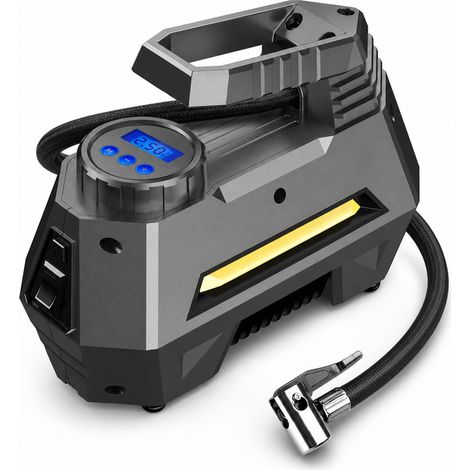 Portable Cordless Car Tyre Inflator with Lamp (1/5)