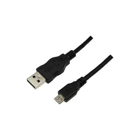 LogiLink CU0059 - Câble USB 2.0, Am à Micro BM, 3 m, noir (1/3)