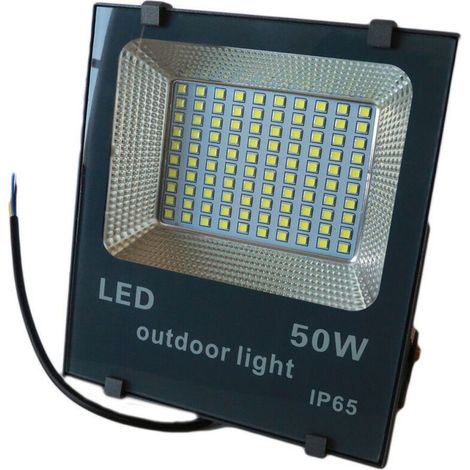 Faro Led Smd Slim Faretto Spot Luminosita' Luce Bianca Fredda 50 100 200 W Ip65 - 50 Watt