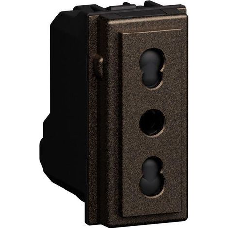 BTICINO KB4180 - Presa Living Now P17/P11 2P+T 16A Bronze