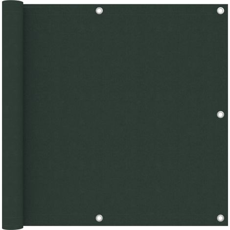 Balcony Screen Dark Green 90x300 cm Oxford Fabric vidaXL
