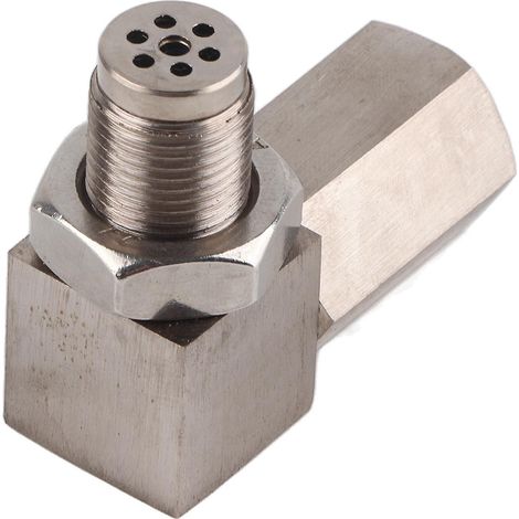 Espaciador del sensor de oxígeno del automóvil de 90°, tapón para reparación de la luz de verificación del motor, convertidor catalítico M18X1.5