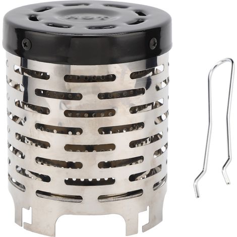 Chauffage de Camping Portable, Mini Chauffage de Tente Extérieur en Acier Inoxydable pour Automne et Hiver (1/5)