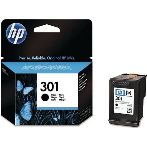 Cartucho de tinta HP 301 (CH561EE), negro (1/2)