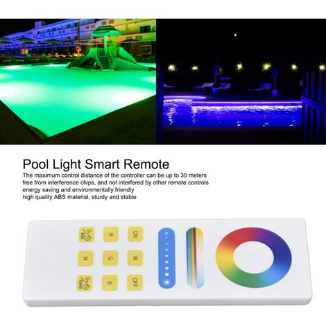 Unterwasser-Poolleuchte mit störungsfreier 2,4-GHz-Fernbedienung und intelligenter App-Steuerung