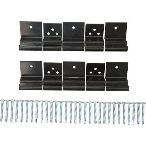 Kit di cerniere a frizione per porta d'ingresso del camper, realizzate in acciaio legato nero, per caravan, roulotte e autocaravan. (1/5)