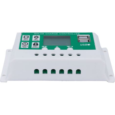 Régulateur de Charge PWM 60A 12V/24V pour Panneaux Solaires avec Suivi Automatique (1/5)