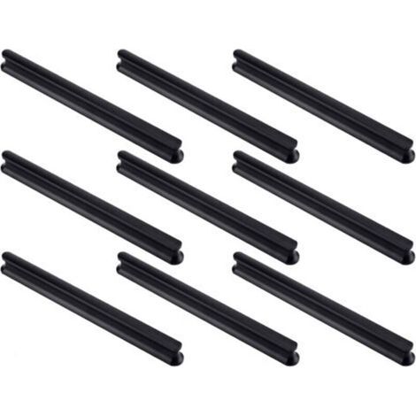 Poignées de meuble cuisine lot de 9 en acier inoxydable, longueur 180 mm, entraxe 160 mm, finition moderne et robuste (1/5)