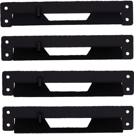 Ensemble de Supports de Montage de Boîte à Outils en Métal Kit de Supports de Boîte à Outils de Garage Robustes en Métal avec 4 16 Vis 16 Tubes d'expansion pour le Stockage d'Outils Muraux (1/5)