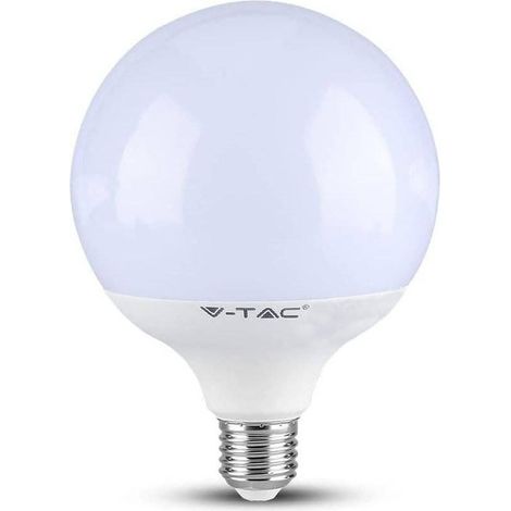 Trade Shop - LED LAMPE E27 G120 18W GLOBO WEISS FREDDA 6400K CHIP SAMSUNG 2000LMN - (1/2)